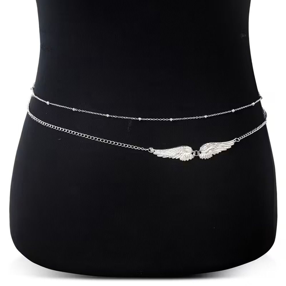Body Jewelry For You - Элегантная двухслойная цепочка на талию с