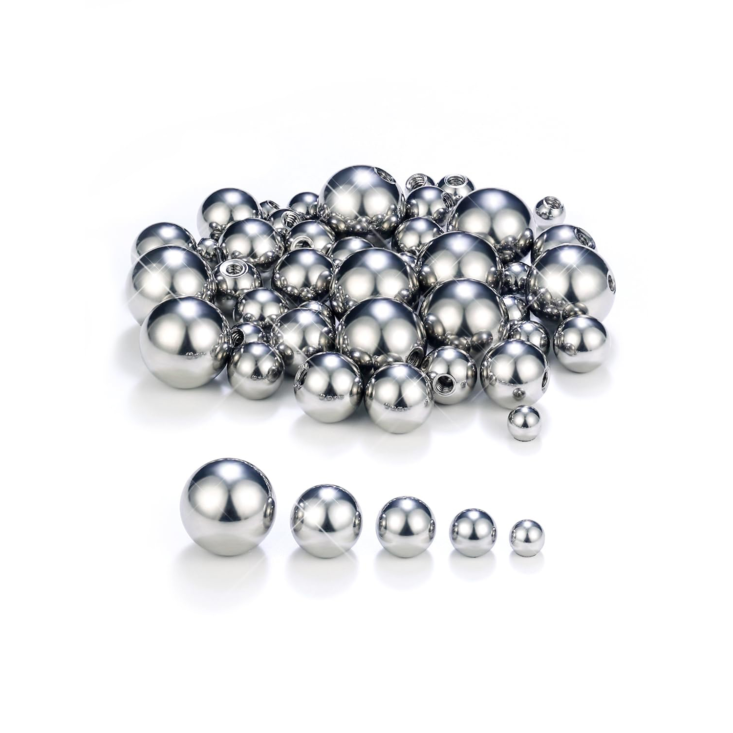 Body Jewelry Replacement Ball - 14G 3мм 4мм 5мм 6мм 8мм