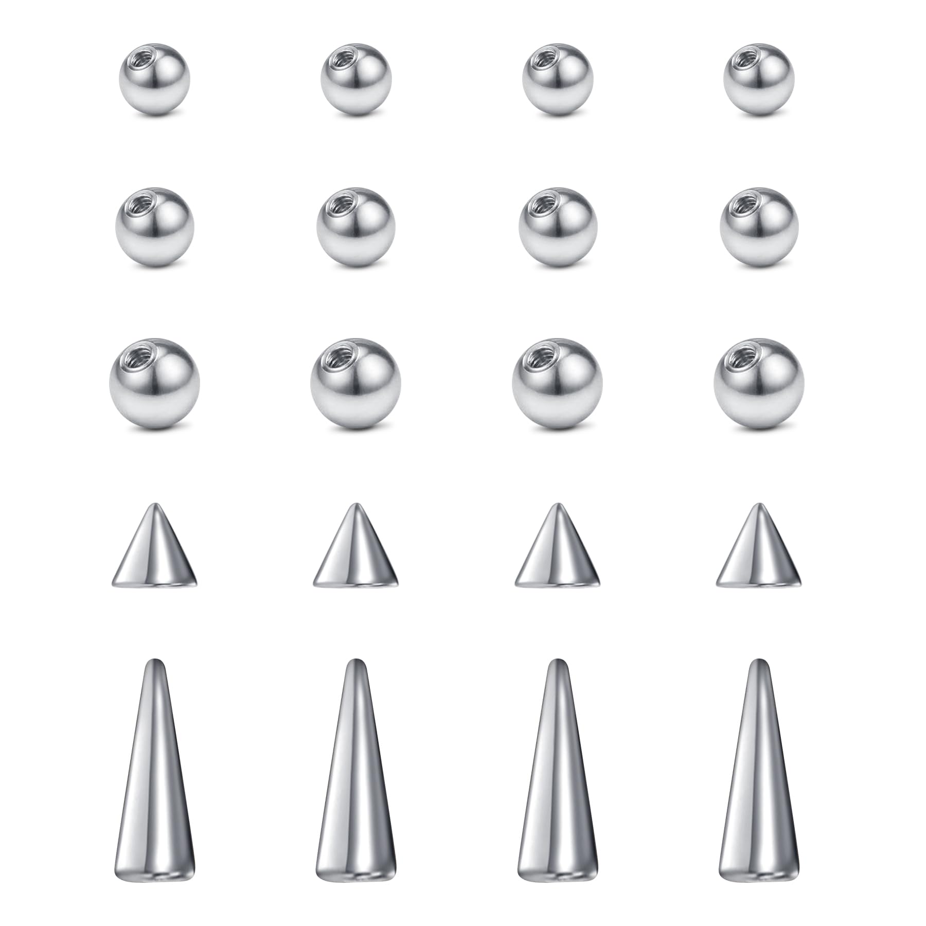 Body Jewelry Replacement Ball - Шары замены 20pcs 16Gauge из нержавеющей