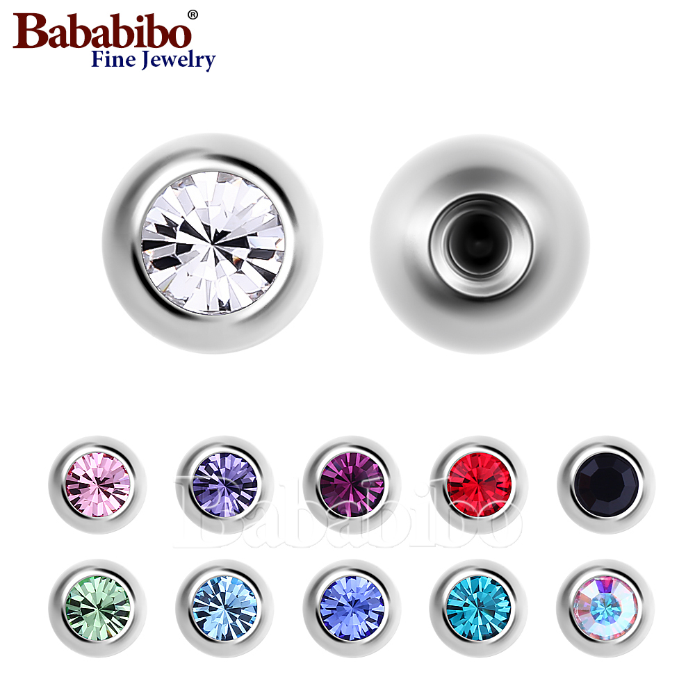 Body Jewelry Replacement Ball - 10 шт. титановые сменные запасные шарики