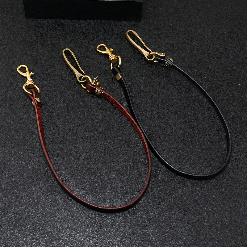 Body Jewelry For You - Длинный байкерский мотоцикл-дальнобойщик ручной работы, коричневый,