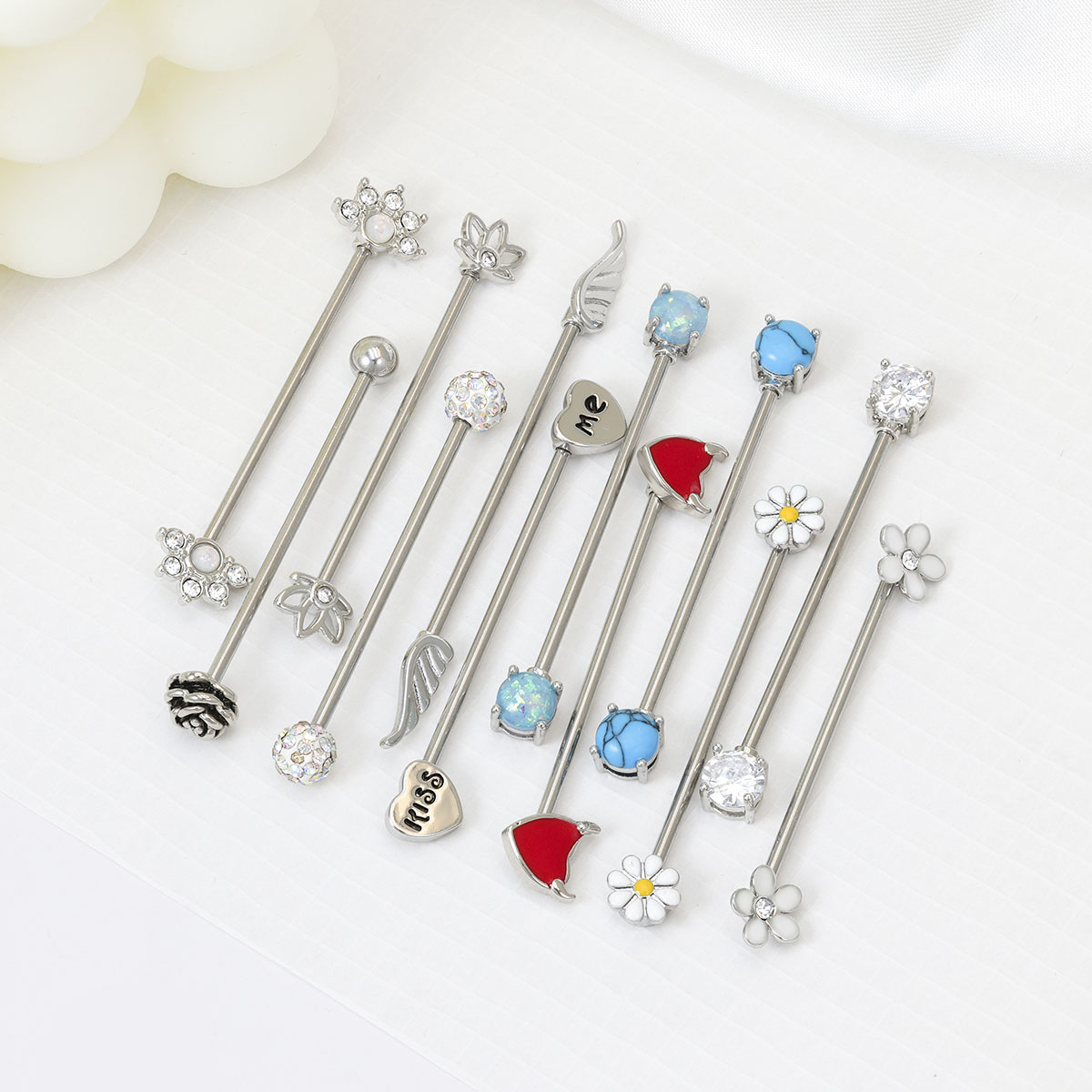 Body Jewelry Surgical Steel - Штанга для пирсинга Женская/Мужская, 16 г,