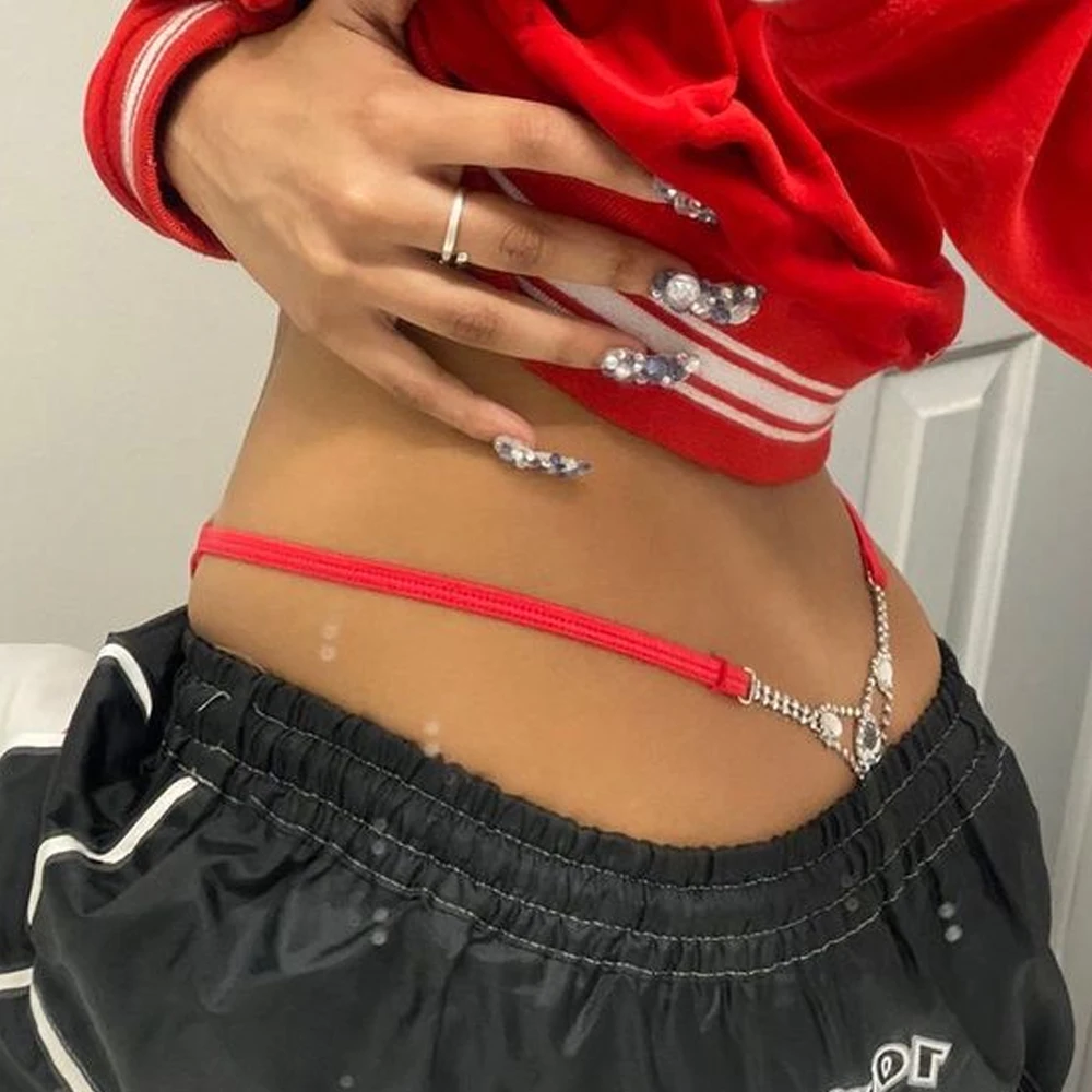 Body Jewelry Retainers - Сексуальные круглые женские регулируемые стринги