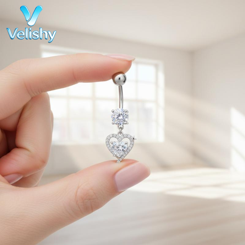 Серьга-кольцо для пупка из хир – обзор и цена Body Jewelry Surgical Steel