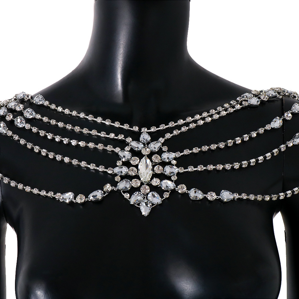 Цепочка на плечо с кристаллами – обзор и цена Body Jewelry Necklace