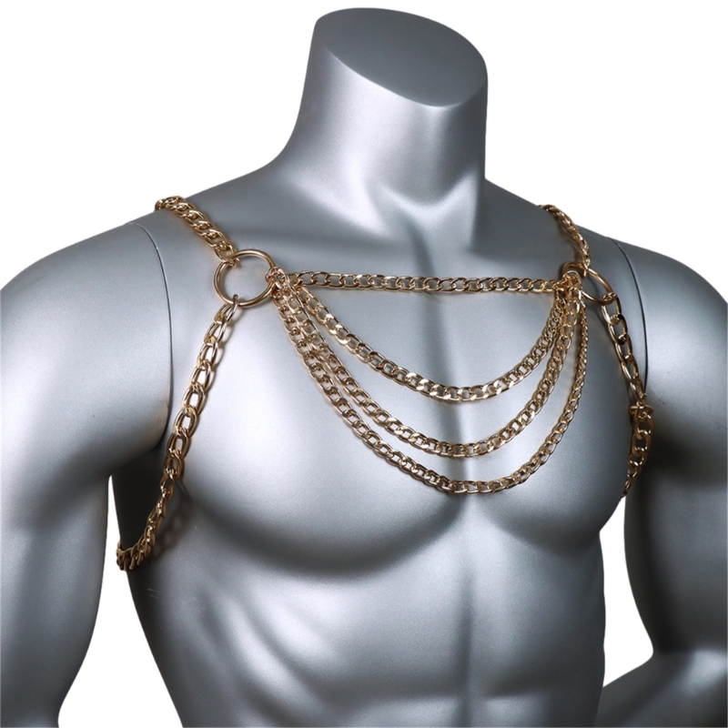 Мужская сексуальная металличес – обзор и цена Body Jewelry Necklace