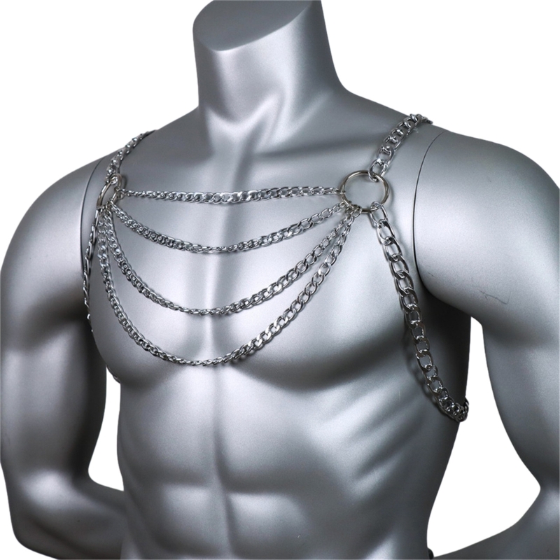 Мужская сексуальная металличес – обзор и цена Body Jewelry Necklace