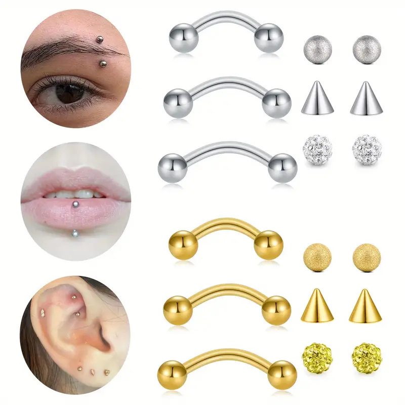 3pcs 16G из нержавеющей стали  – обзор и цена Body Jewelry Replacement Ball