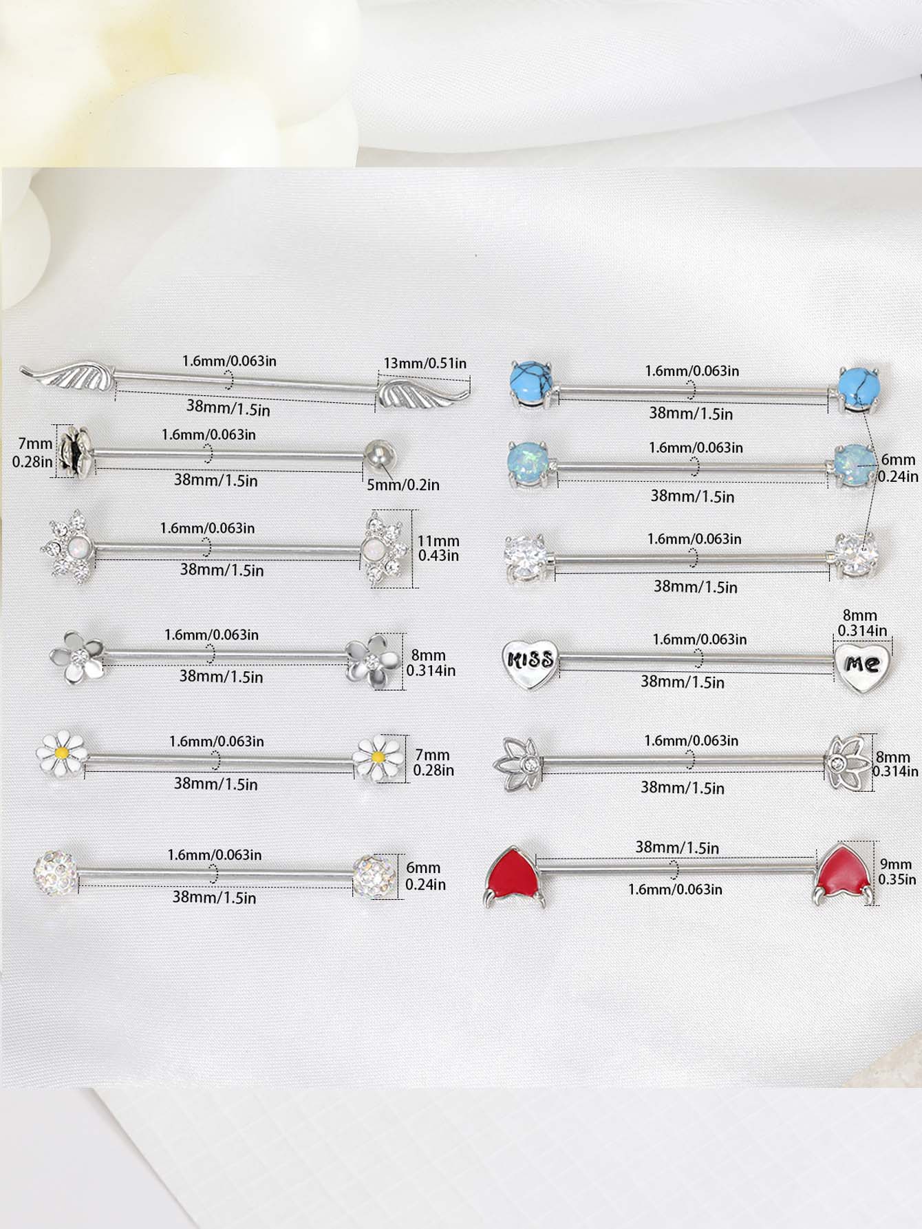 Штанга для пирсинга Женская/Му – обзор и цена Body Jewelry Surgical Steel